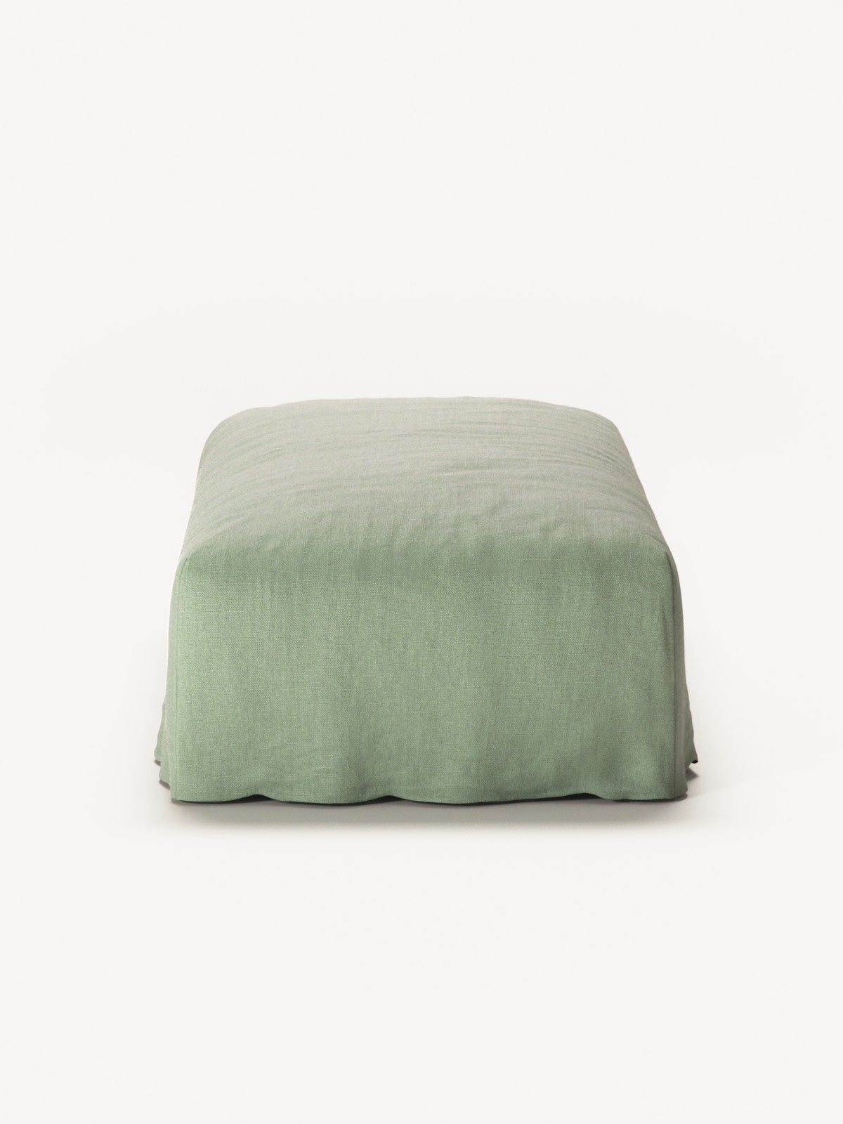 NOMAD - Pouf - Pure Linen Vivid Green