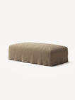 NOMAD - Pouf - Pure Linen Natural