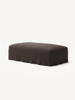 NOMAD - Pouf - Pure Linen Truffle Brown