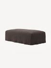 NOMAD - Pouf - Pure Linen Truffle Brown