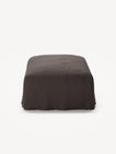NOMAD - Pouf - Pure Linen Truffle Brown