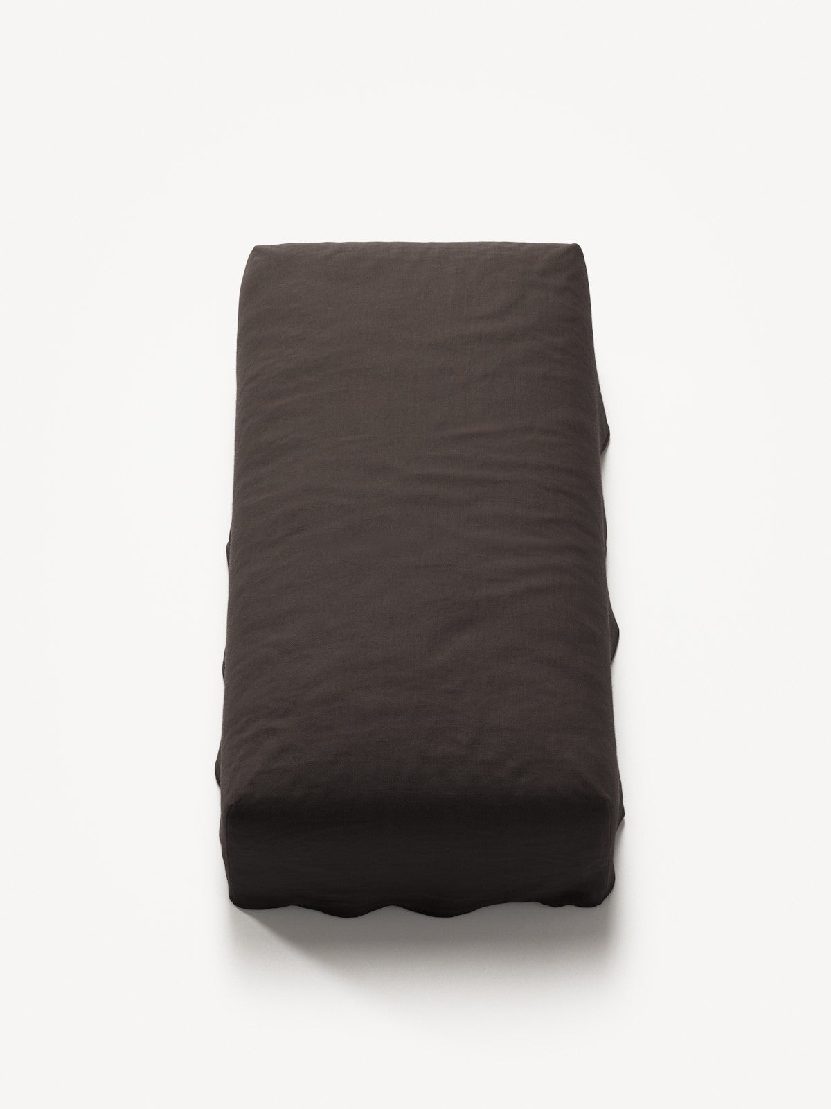 NOMAD - Pouf - Pure Linen Truffle Brown