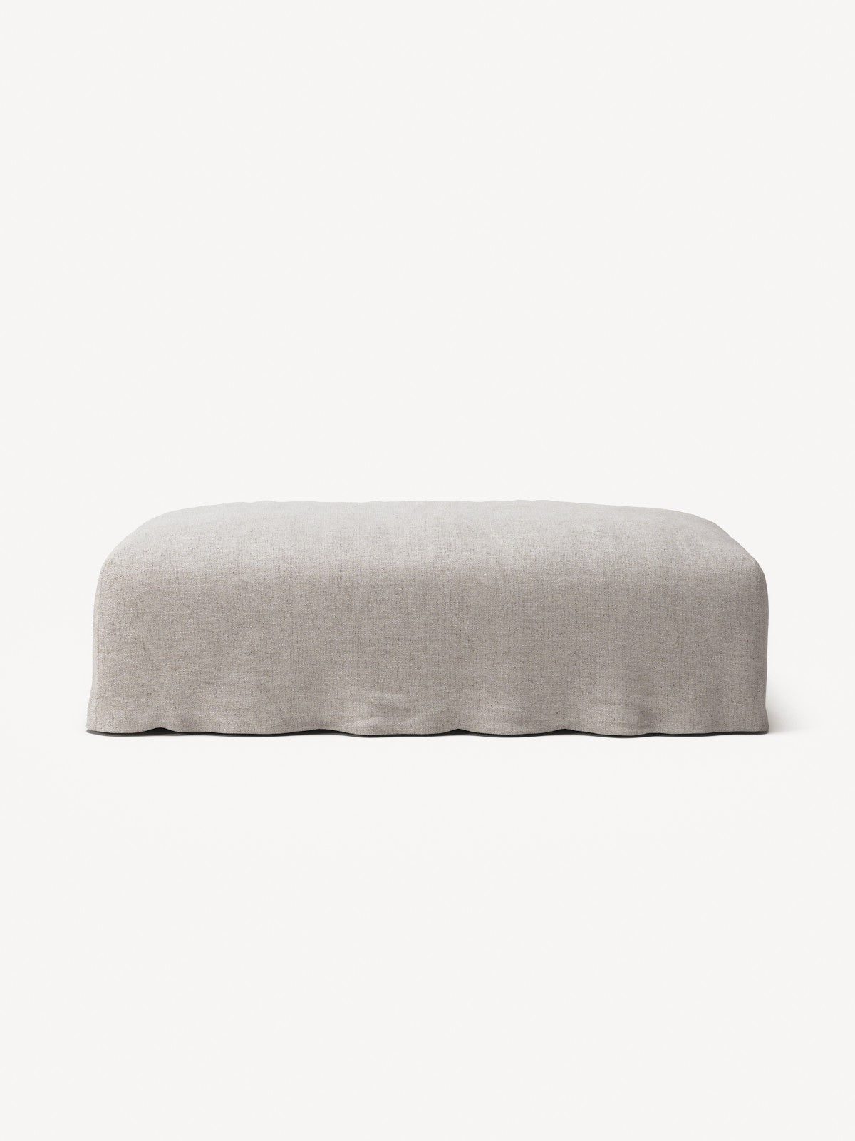 NOMAD - Pouf - Textured Blend Beige
