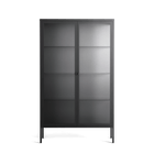 Vitrine - Cabinet - Antracite - Clear Glass