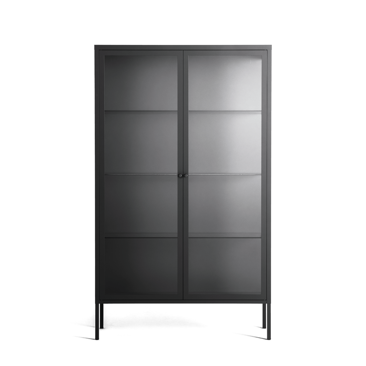 Vitrine - Cabinet - Antracite - Clear Glass