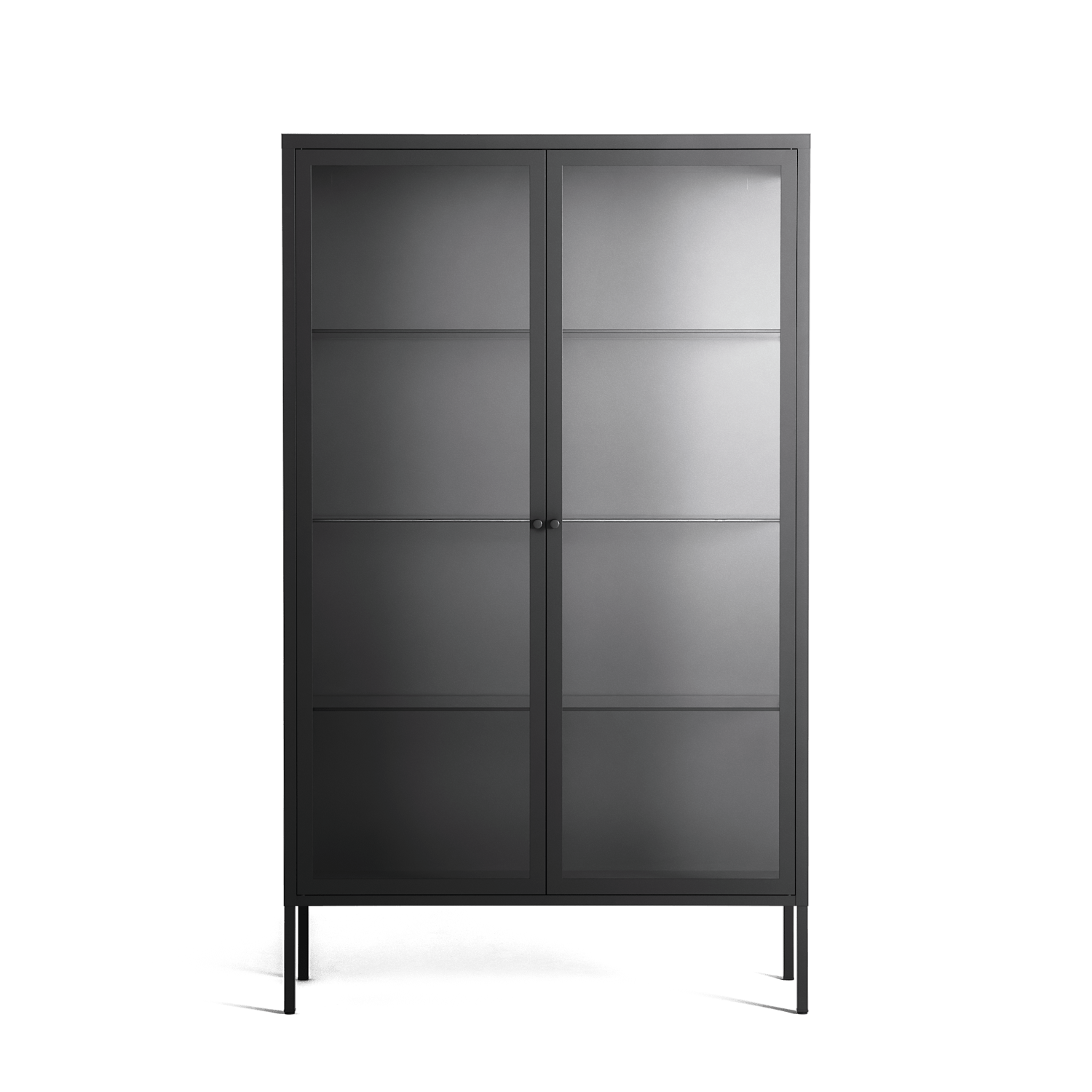 Vitrine - Cabinet - Antracite - Clear Glass