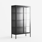 Vitrine - Cabinet - Antracite - Clear Glass