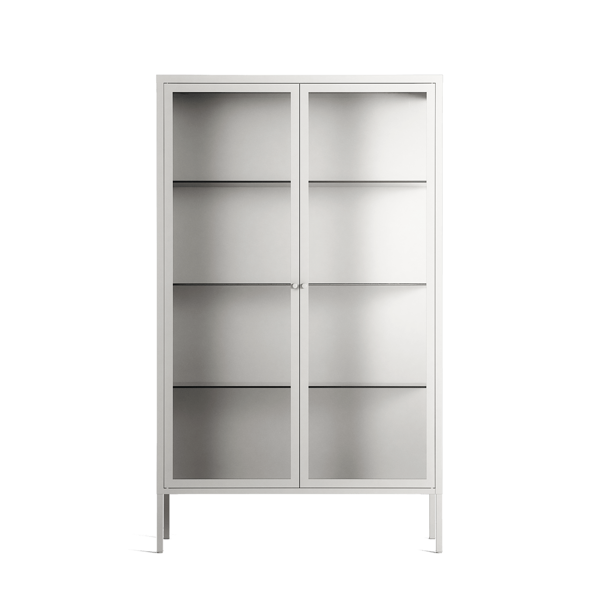 Vitrine - Cabinet - Chalk - Clear Glass