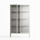 Vitrine - Cabinet - Chalk - Clear Glass