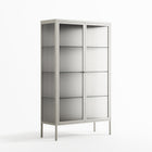 Vitrine - Cabinet - Chalk - Reeded Glass