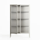 Vitrine - Cabinet - Chalk - Reeded Glass