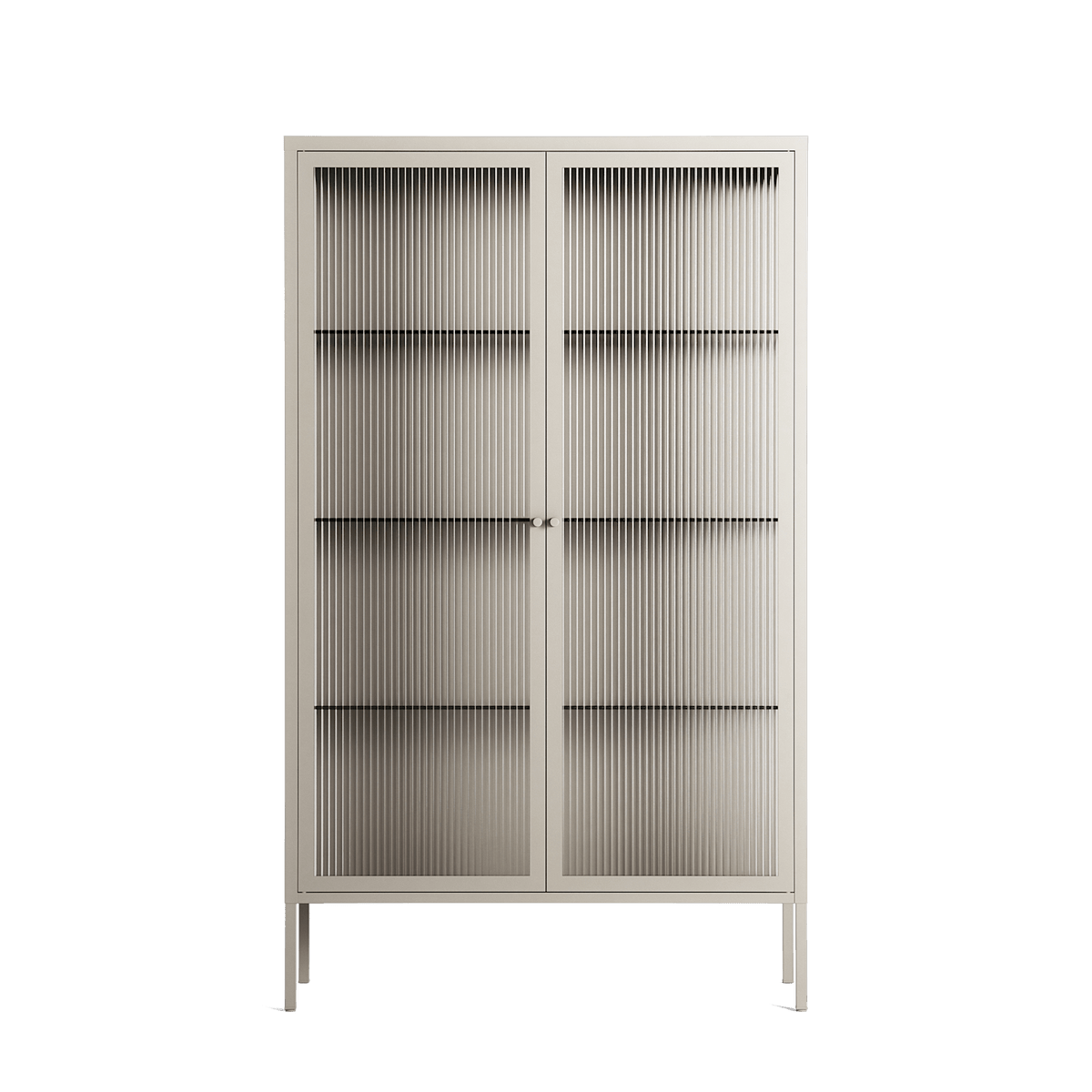 Vitrine - Cabinet - Pebble - Reeded Glass