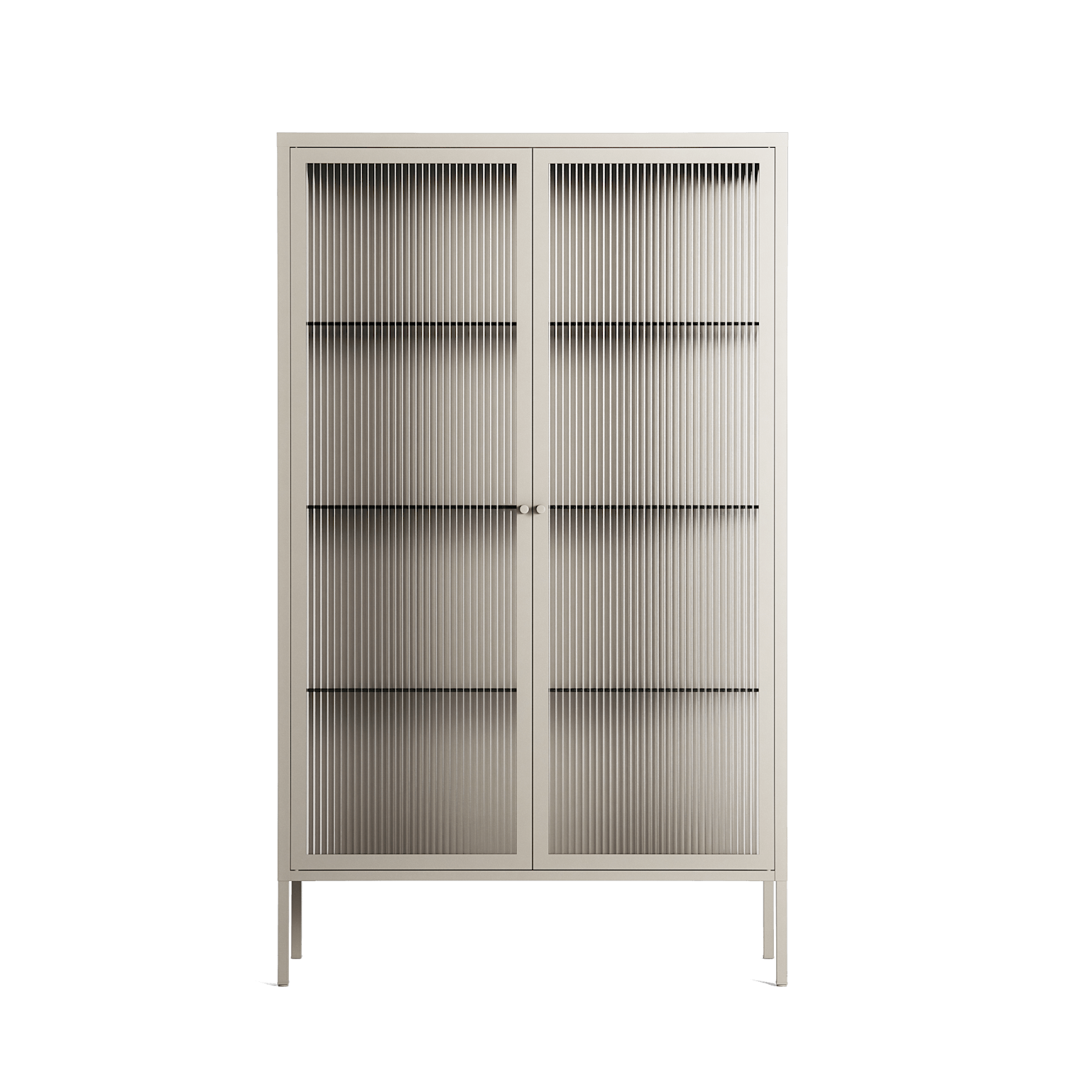 Vitrine - Cabinet - Pebble - Reeded Glass