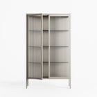 Vitrine - Cabinet - Pebble - Reeded Glass