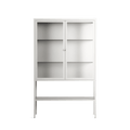 Vitrine - Loft Cabinet - Chalk - Clear Glass