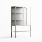 Vitrine - Loft Cabinet - Chalk - Clear Glass