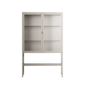 Vitrine - Loft Cabinet - Pebble - Clear Glass