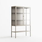 Vitrine - Loft Cabinet - Pebble - Clear Glass