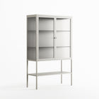 Vitrine - Loft Cabinet - Chalk - Reeded Glass