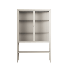 Vitrine - Loft Cabinet - Pebble - Reeded Glass