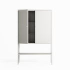 Vitrine - Loft  Cabinet - Chalk - Metal