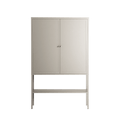 Vitrine - Loft Cabinet - Pebble - Metal