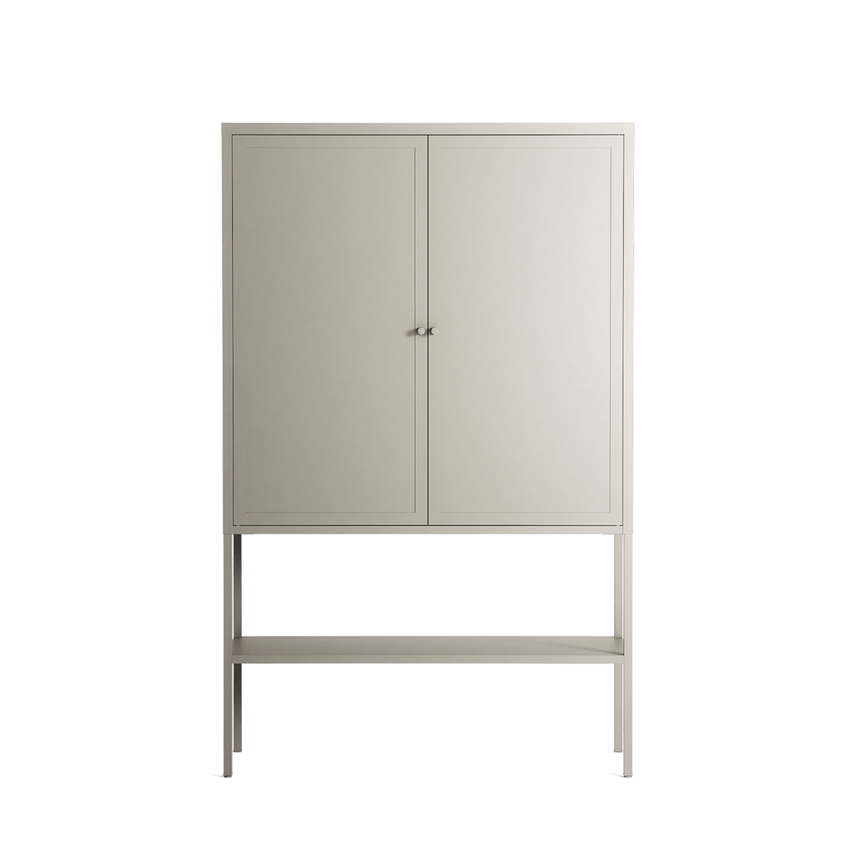 Vitrine - Loft Cabinet - Pebble - Metal