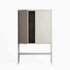 Vitrine - Loft Cabinet - Pebble - Metal