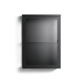 Vitrine - Wall Cabinet - Antracite - Clear Glass
