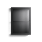 Vitrine - Wall Cabinet - Antracite - Clear Glass