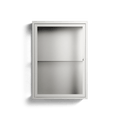 Vitrine - Wall Cabinet - Chalk - Clear Glass