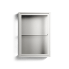 Vitrine - Wall Cabinet - Chalk - Clear Glass