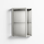 Vitrine - Wall Cabinet - Chalk - Clear Glass