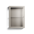 Vitrine - Wall Cabinet - Pebble - Clear Glass