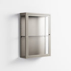 Vitrine - Wall Cabinet - Pebble - Clear Glass