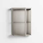 Vitrine - Wall Cabinet - Pebble - Clear Glass