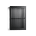 Vitrine - Wall Cabinet - Antracite - Reeded Glass