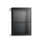 Vitrine - Wall Cabinet - Antracite - Reeded Glass
