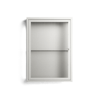 Vitrine - Wall Cabinet - Chalk - Reeded Glass