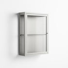 Vitrine - Wall Cabinet - Chalk - Reeded Glass