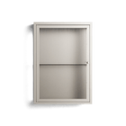 Vitrine - Wall Cabinet - Pebble - Reeded Glass
