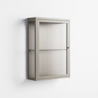 Vitrine - Wall Cabinet - Pebble - Reeded Glass