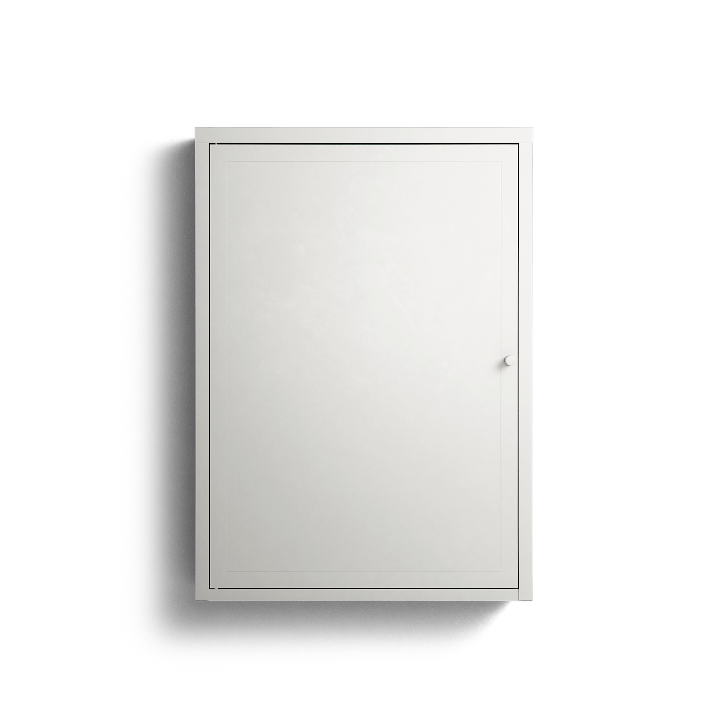 Vitrine - Wall Cabinet - Chalk - Metal Front