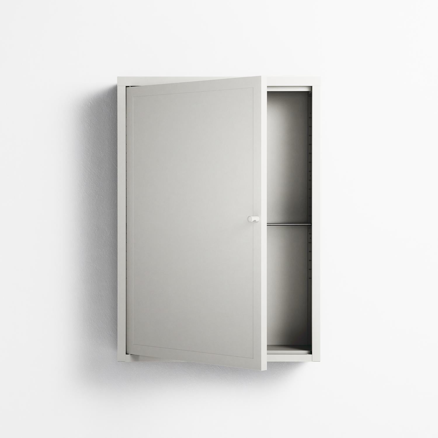 Vitrine - Wall Cabinet - Chalk - Metal