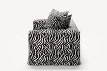 NOMAD - 2 Seat - Chenille Jacquard Zebra Black White