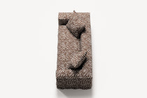 NOMAD - 2 Seat - Chenille Jacquard Zebra Brown White