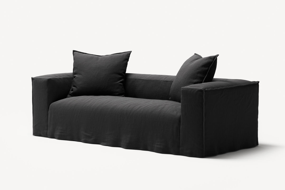 NOMAD - 2 Seat - Pure Linen Dark Charcoal