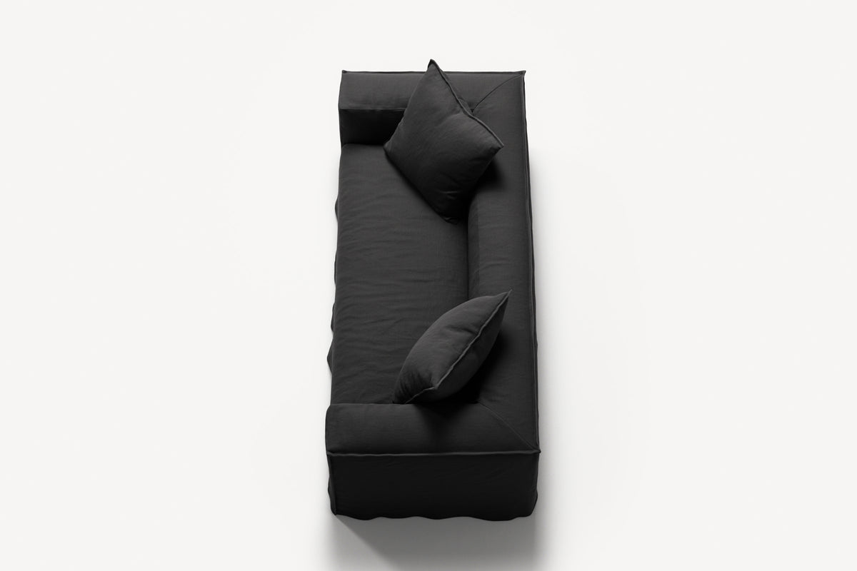 NOMAD - 2 Seat - Pure Linen Dark Charcoal
