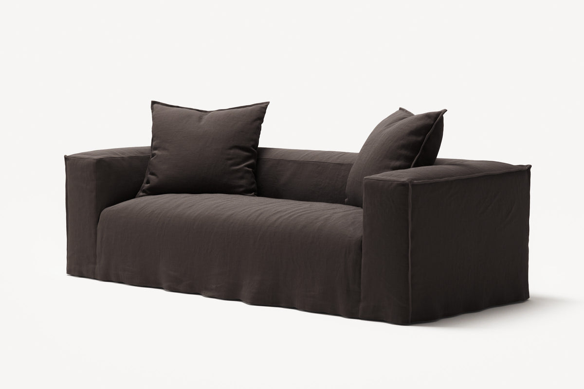 NOMAD - 2 Seat - Pure Linen Truffle Brown