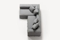 NOMAD - 3 Seater with Chaise Lounge - Left - Brushed Cotton Light Gray
